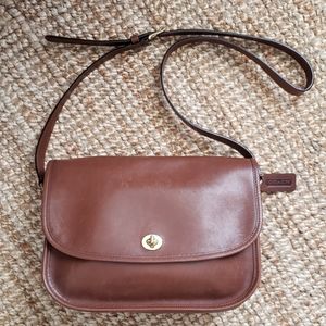 Coach Vintage City Bag Purse Crossbody brown